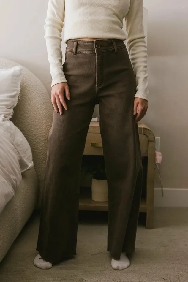 Darian Pants In Brown Brown Women Bohme Denim