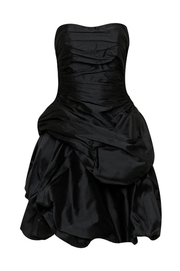 Daybreak Strapless Mini Dress Black Women Aje Black Dresses