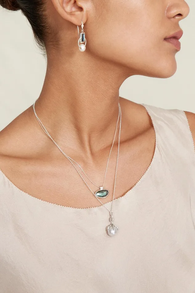 Delta Necklace Labradorite Women Chan Luu Necklaces