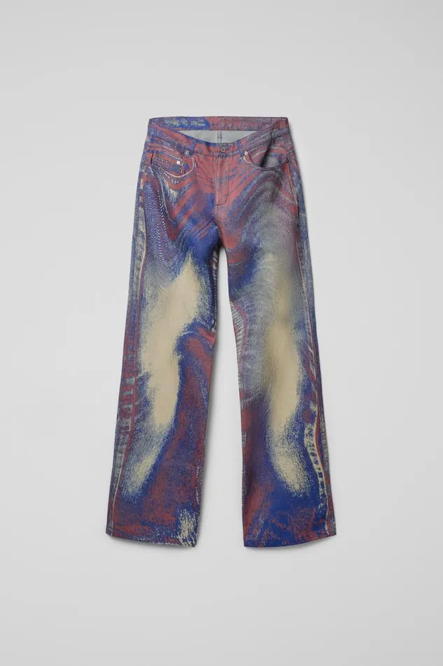 Denim Women Camper Denim Jeans BlueBeigeRed Denim Jeans