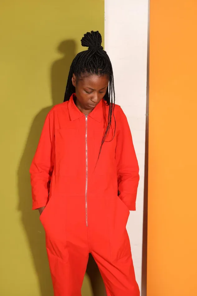 Dominic Boilersuit Tomato Womens LF Markey One Pieces