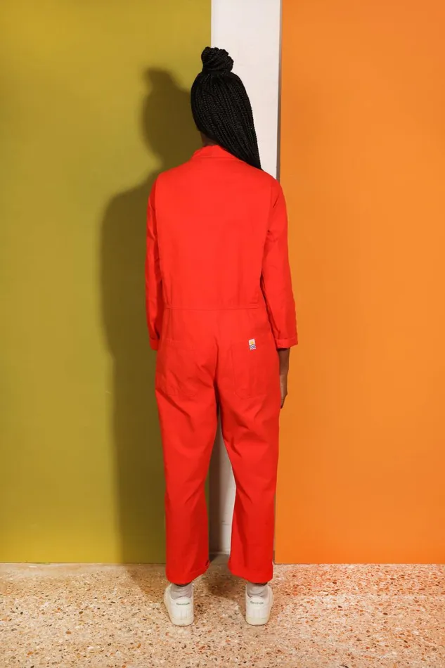 Dominic Boilersuit Tomato Womens LF Markey One Pieces