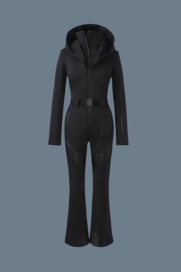 Downs and Jackets Women Mackage ELLE Agile360 Down Ski Suit With Removable Hood Black