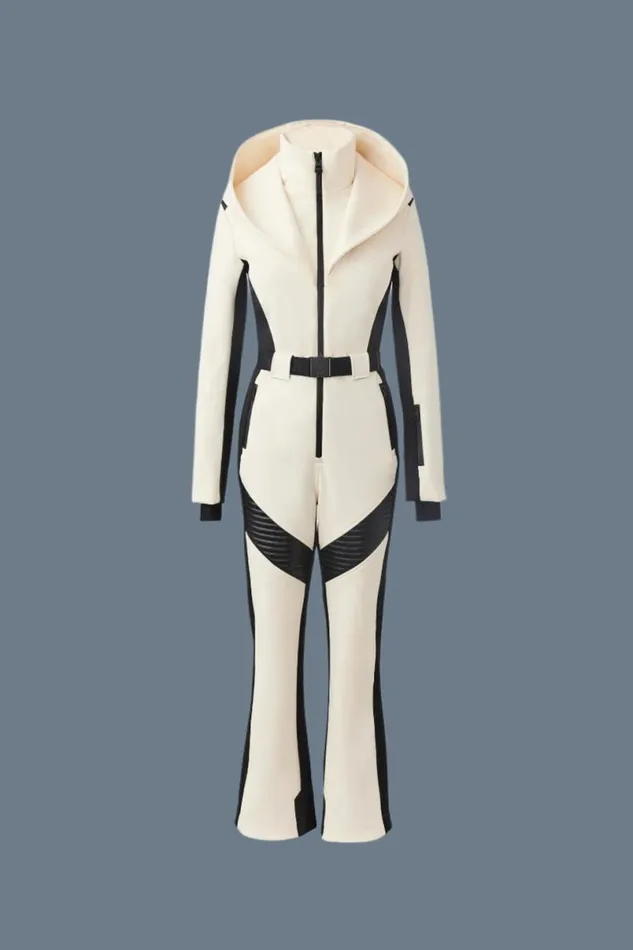 Downs and Jackets Women Mackage ELLE Agile360 Down Ski Suit With Removable Hood Black