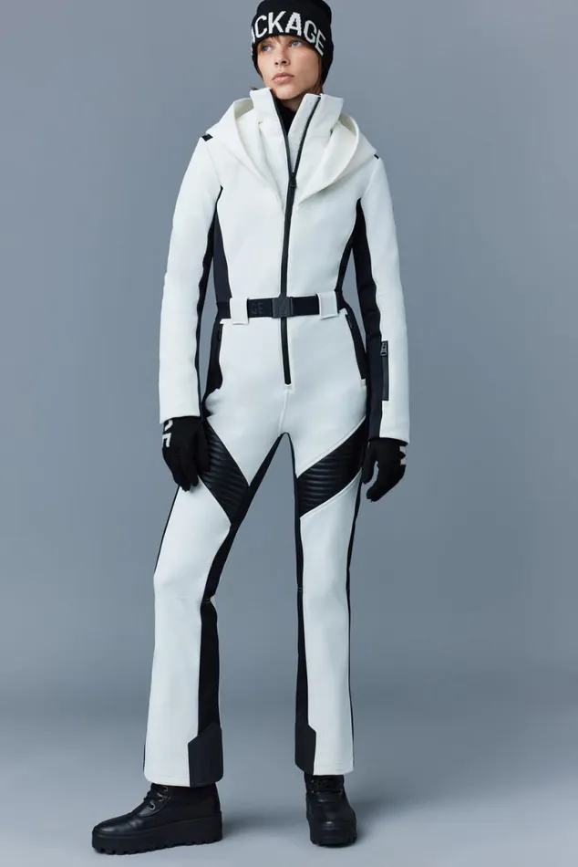 Downs and Jackets Women Mackage ELLE Agile360 Down Ski Suit With Removable Hood Black