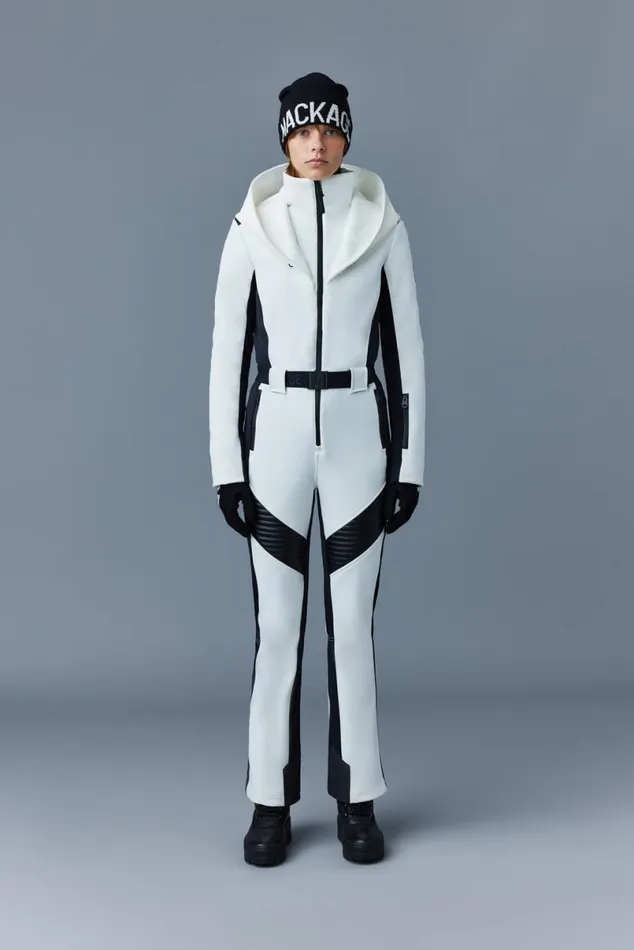 Downs and Jackets Women Mackage ELLE Agile360 Down Ski Suit With Removable Hood Black