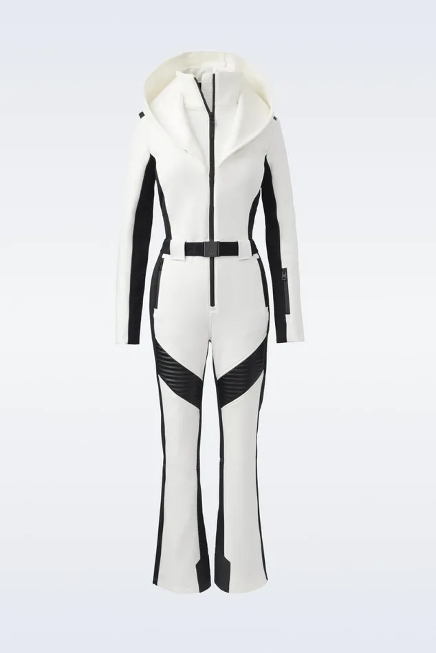 Downs and Jackets Women Mackage ELLE Agile360 Down Ski Suit With Removable Hood Black