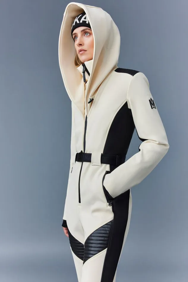 Downs and Jackets Women Mackage ELLE Agile360 Down Ski Suit With Removable Hood Black