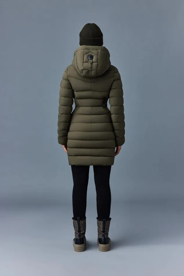 Downs and Jackets Women Mackage FARREN Agile360 Down Coat With Removable Hood Black