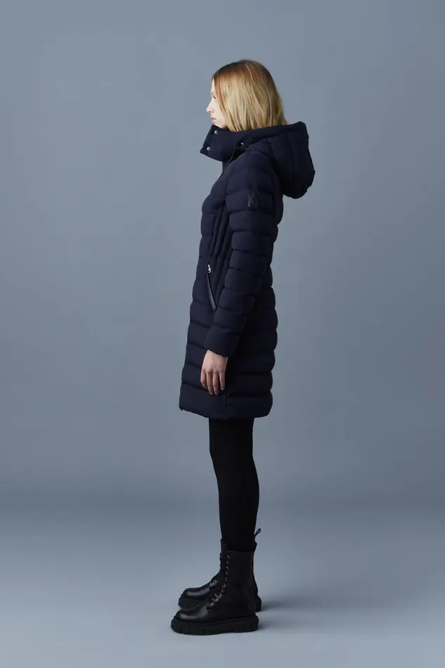 Downs and Jackets Women Mackage FARREN Agile360 Down Coat With Removable Hood Black