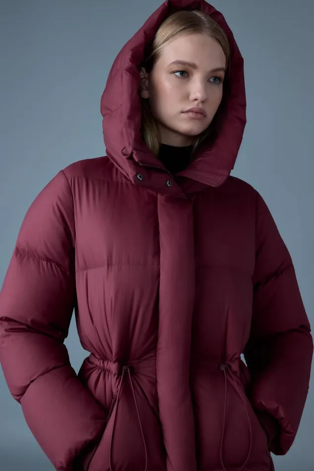Downs and Jackets Women Mackage FREYASW Softwash Crinkle Down Jacket Emerald Downs and Jackets Women Mackage FREYASW Softwash Crinkle Down Jacket Emerald