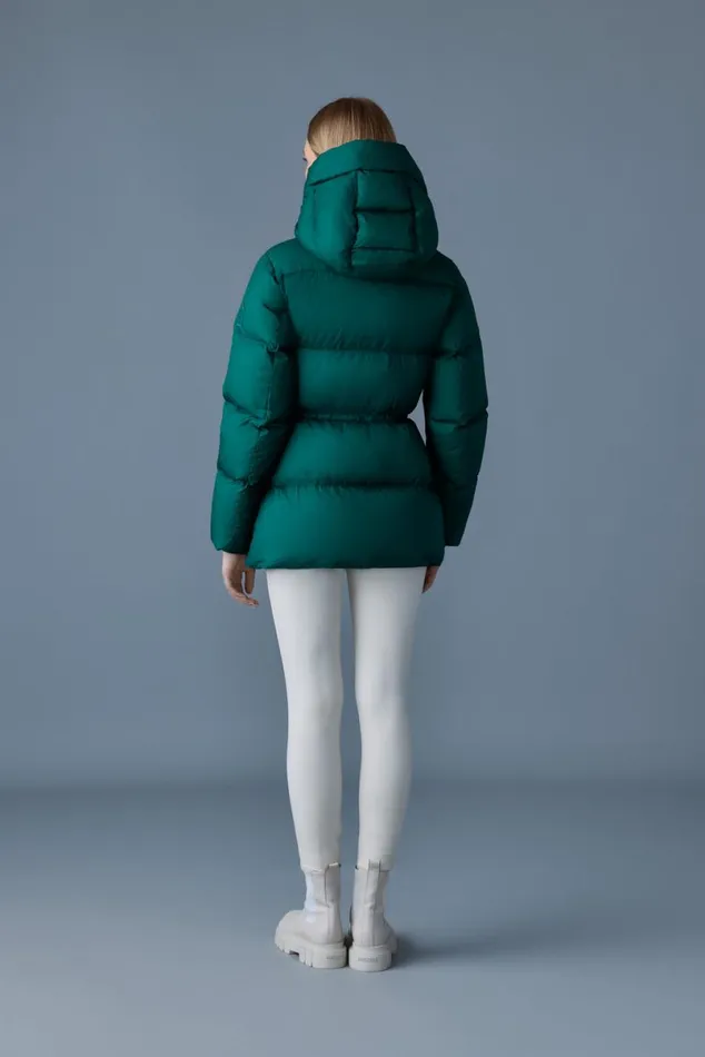 Downs and Jackets Women Mackage FREYASW Softwash Crinkle Down Jacket Emerald Downs and Jackets Women Mackage FREYASW Softwash Crinkle Down Jacket Emerald