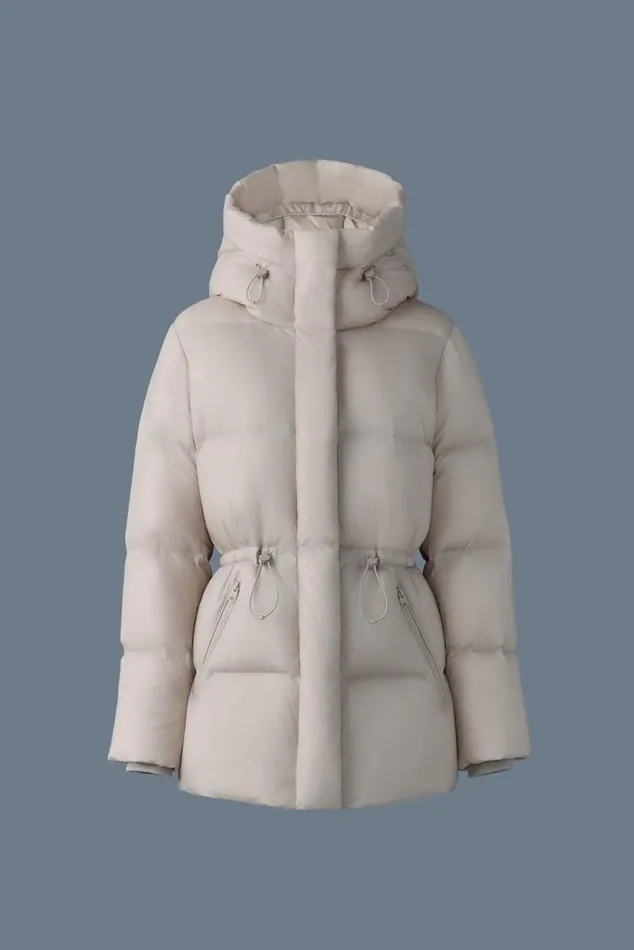 Downs and Jackets Women Mackage FREYASW Softwash Crinkle Down Jacket Emerald Downs and Jackets Women Mackage FREYASW Softwash Crinkle Down Jacket Emerald