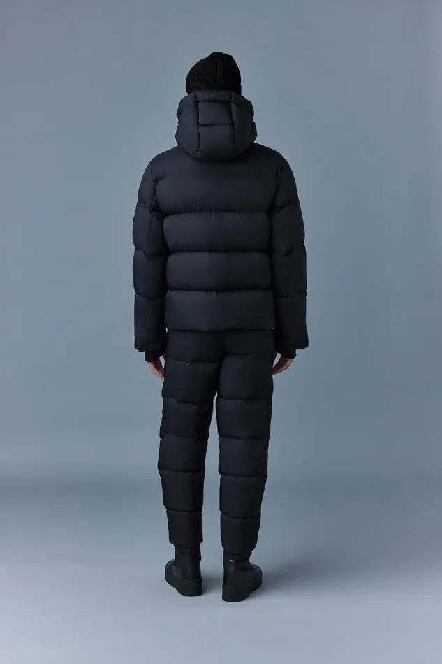 Downs and Parkas Men Mackage KENJI Down Ski Jacket With Asymmetrical Zip Closure Black Downs and Parkas Men Mackage KENJI Down Ski Jacket With Asymmetrical Zip Closure Black