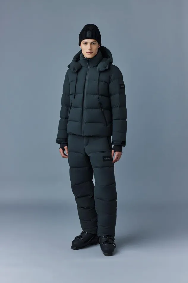 Downs and Parkas Men Mackage SAMUELSKI Medium Down Jacket With Hood Black Downs and Parkas Men Mackage SAMUELSKI Medium Down Jacket With Hood Black