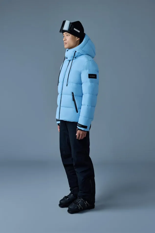 Downs and Parkas Men Mackage SAMUELSKI Medium Down Jacket With Hood Black Downs and Parkas Men Mackage SAMUELSKI Medium Down Jacket With Hood Black