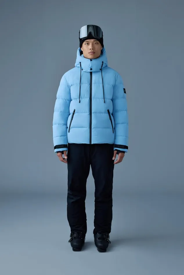 Downs and Parkas Men Mackage SAMUELSKI Medium Down Jacket With Hood Black Downs and Parkas Men Mackage SAMUELSKI Medium Down Jacket With Hood Black