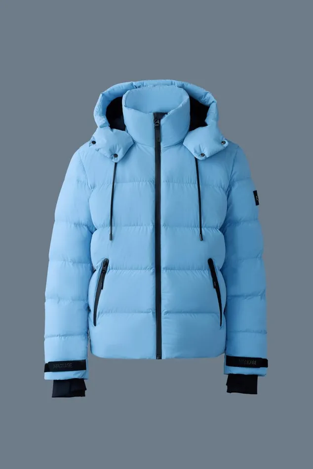 Downs and Parkas Men Mackage SAMUELSKI Medium Down Jacket With Hood Black Downs and Parkas Men Mackage SAMUELSKI Medium Down Jacket With Hood Black