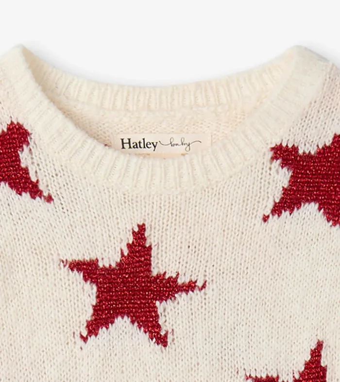 Dresses Baby and Toddler Hatley Christmas Stars Sweater Dress