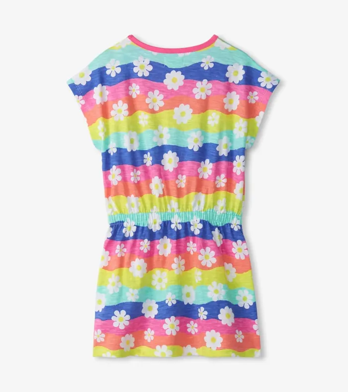Dresses Girls Hatley Girls Groovy Flowers Relaxed Dress