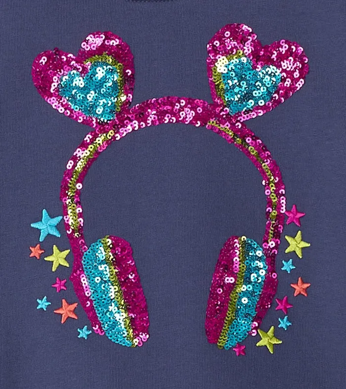 Dresses Girls Hatley Girls Headphones Dropped Waist Dress