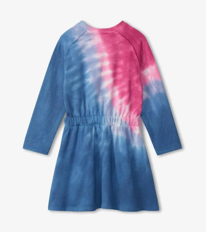 Dresses Girls Hatley Tie Dye Burst Cinched Waist Dress