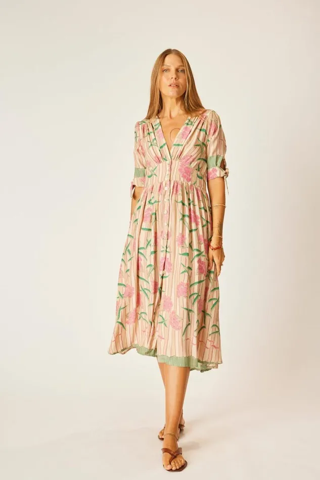 Dresses Shop Natalie Martin LAYLA DRESS Chamomile Rose