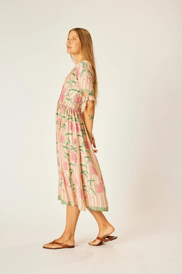 Dresses Shop Natalie Martin LAYLA DRESS Chamomile Rose