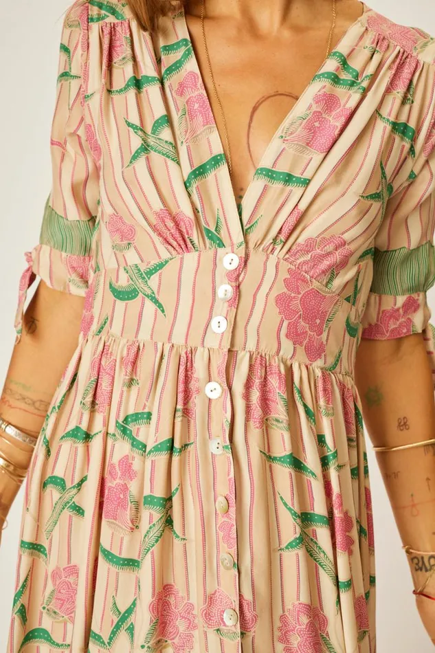 Dresses Shop Natalie Martin LAYLA DRESS Chamomile Rose