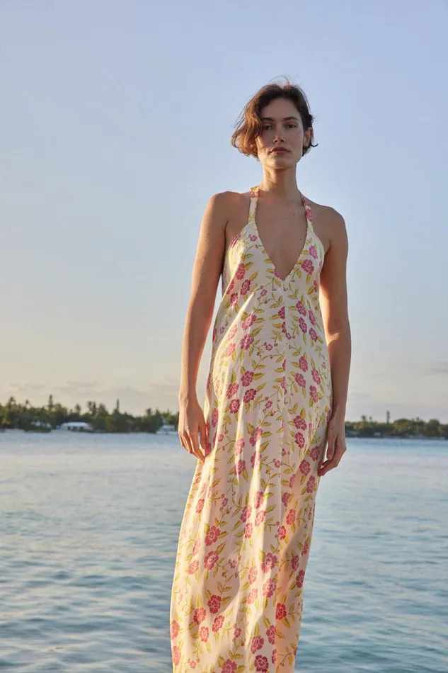 Dresses Shop Natalie Martin LOLA DRESS Prairie Dusty Crimson