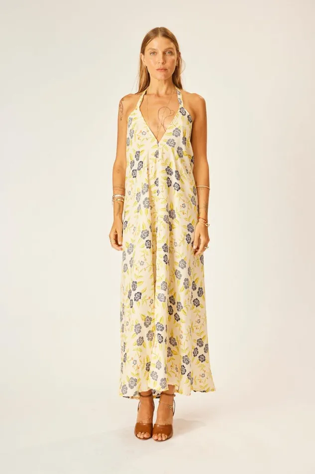 Dresses Shop Natalie Martin LOLA DRESS Prairie Indigo
