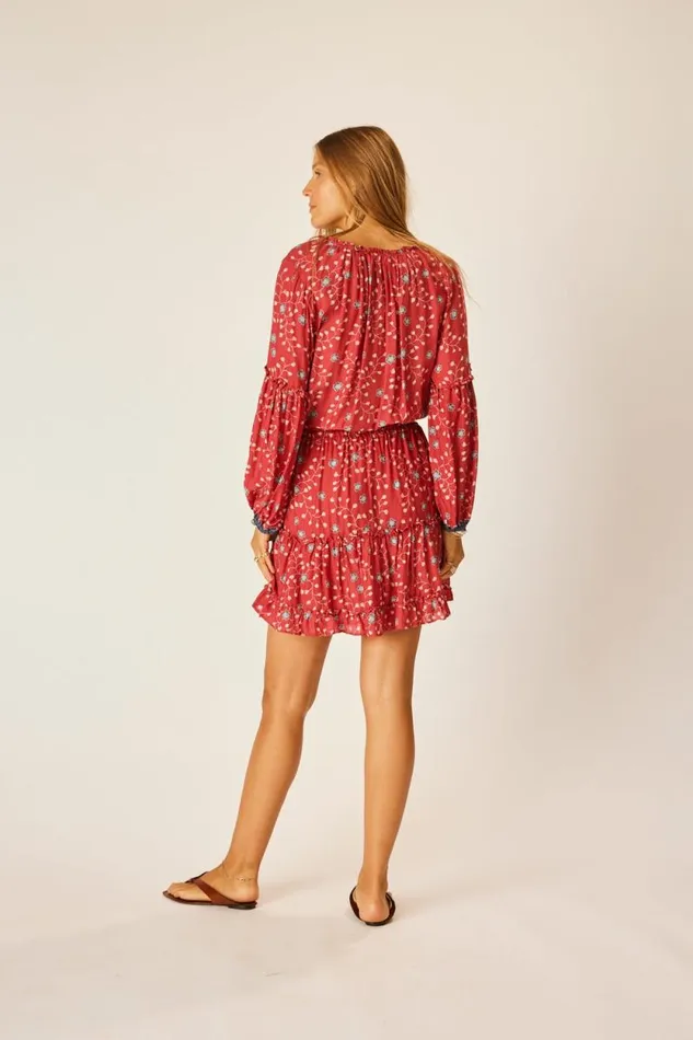 Dresses Shop Natalie Martin MAGGIE DRESS Pinwheel Barn Red