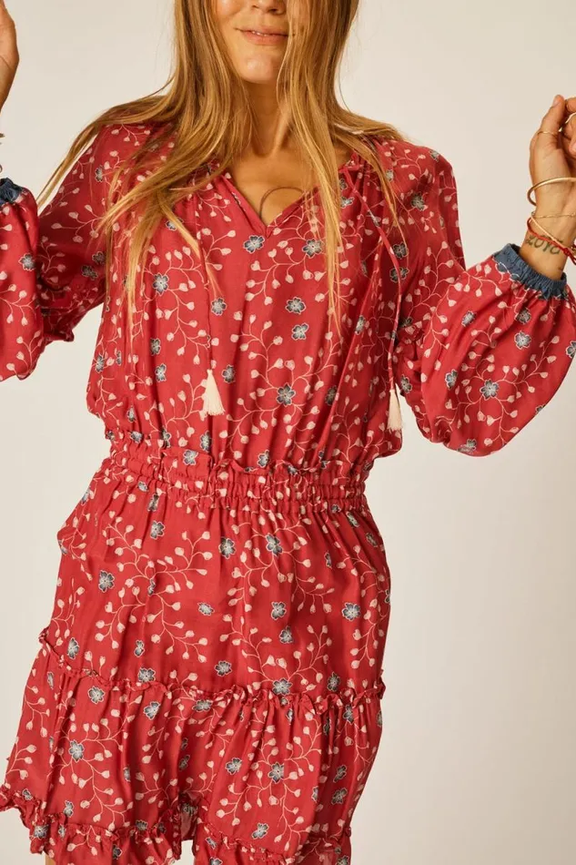 Dresses Shop Natalie Martin MAGGIE DRESS Pinwheel Barn Red
