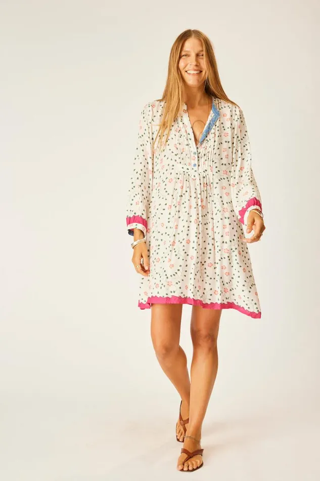 Dresses Shop Natalie Martin SAMMIE SHORT DRESS Pinwheel Cotton