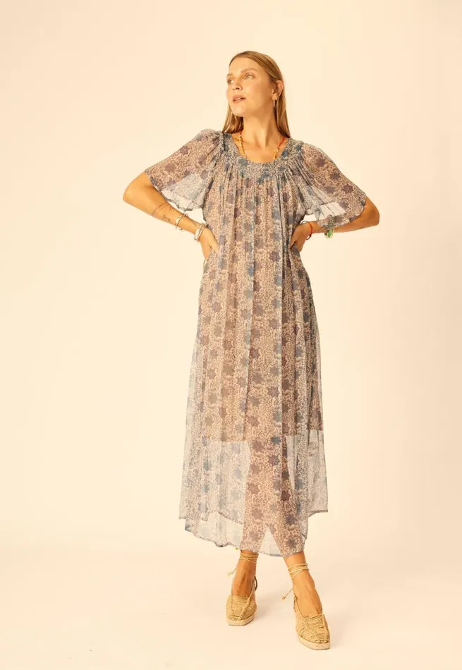Dresses Shop Natalie Martin SIENNA DRESS Snowflake Sea
