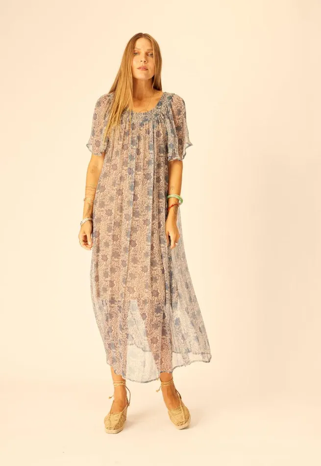 Dresses Shop Natalie Martin SIENNA DRESS Snowflake Sea
