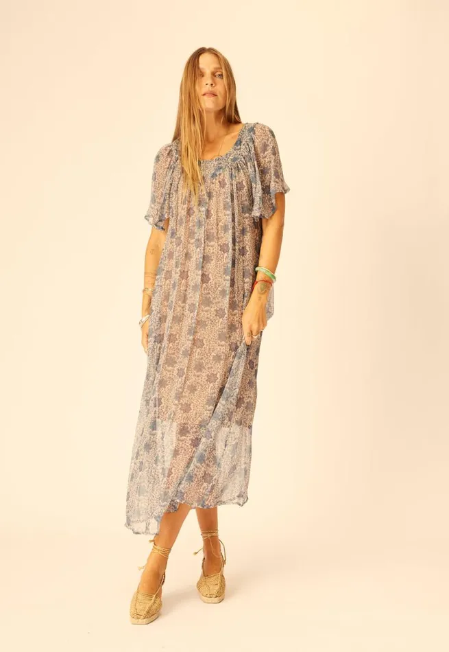 Dresses Shop Natalie Martin SIENNA DRESS Snowflake Sea