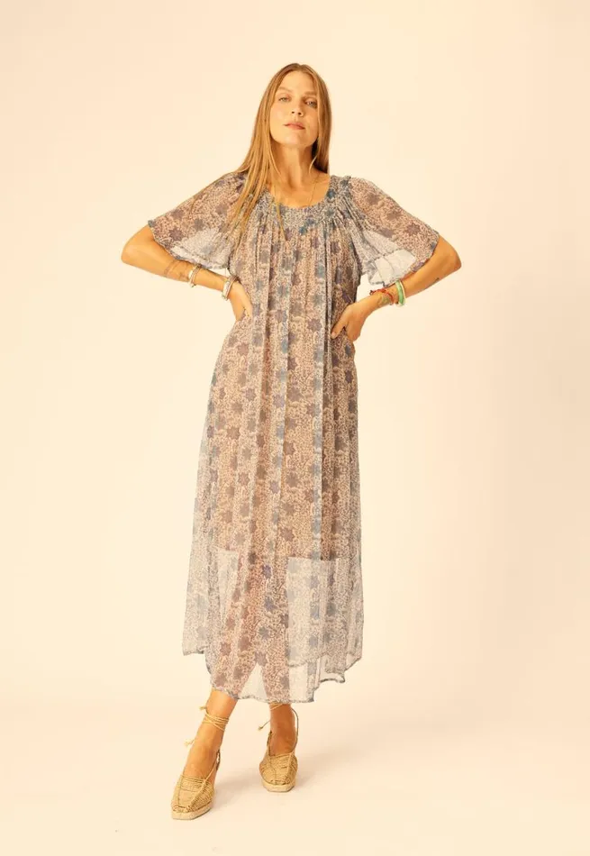 Dresses Shop Natalie Martin SIENNA DRESS Snowflake Sea