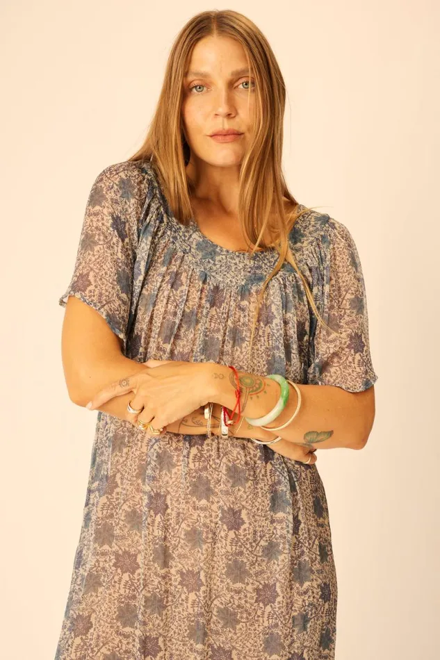 Dresses Shop Natalie Martin SIENNA DRESS Snowflake Sea