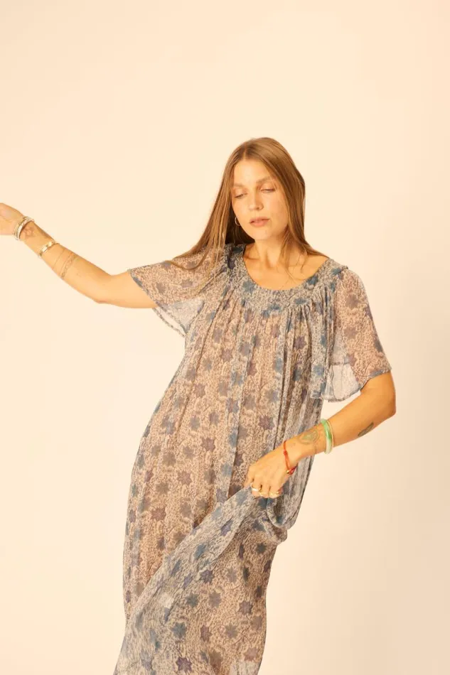 Dresses Shop Natalie Martin SIENNA DRESS Snowflake Sea