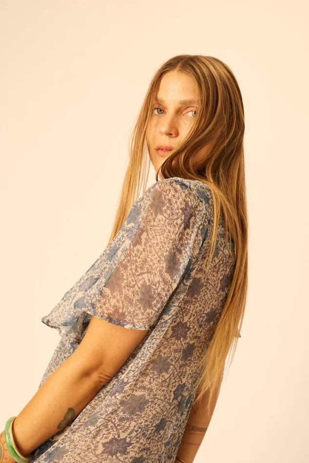 Dresses Shop Natalie Martin SIENNA DRESS Snowflake Sea