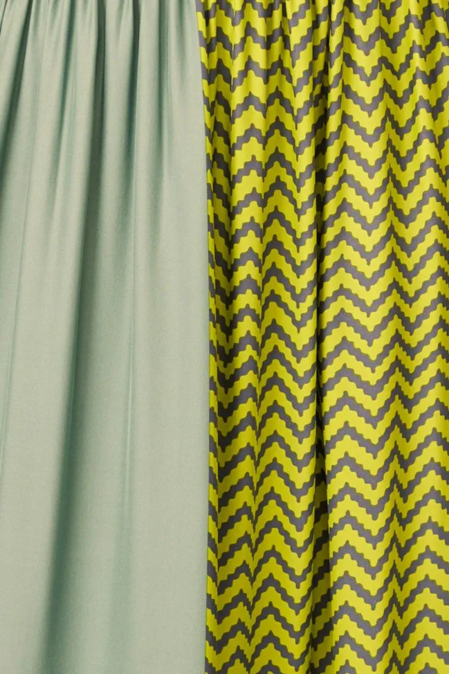 Dresses Shop Natalie Martin TOVA MAXI Block Zigzag Tangerine