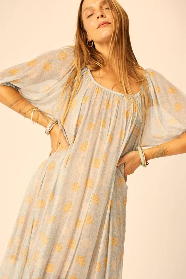 Dresses Shop Natalie Martin VIVI DRESS Snowflake Tangerine