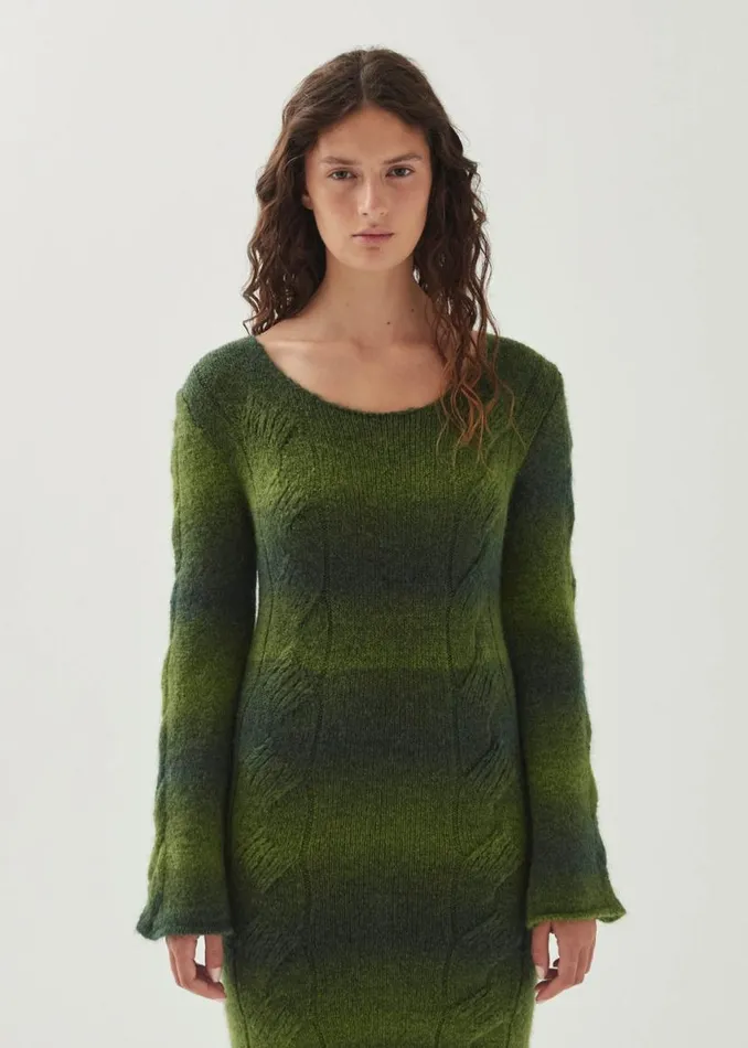 Dresses Women ALOHAS Trenza Green Dress