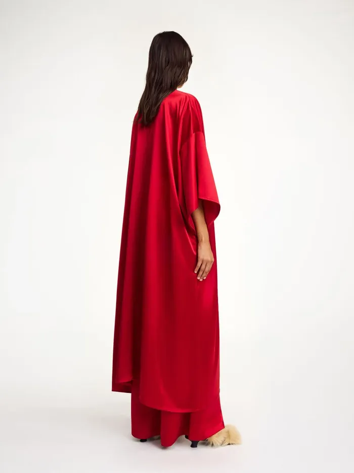 Dresses Women By Malene Birger Cicine Midi Dress Dark Chilli