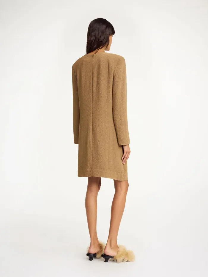 Dresses Women By Malene Birger Ellinas Mini Dress Light Brown Dresses Women By Malene Birger Ellinas Mini Dress Light Brown