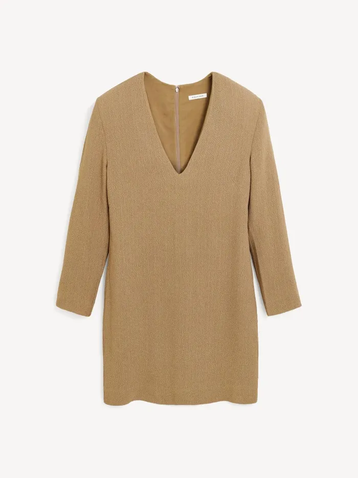 Dresses Women By Malene Birger Ellinas Mini Dress Light Brown Dresses Women By Malene Birger Ellinas Mini Dress Light Brown