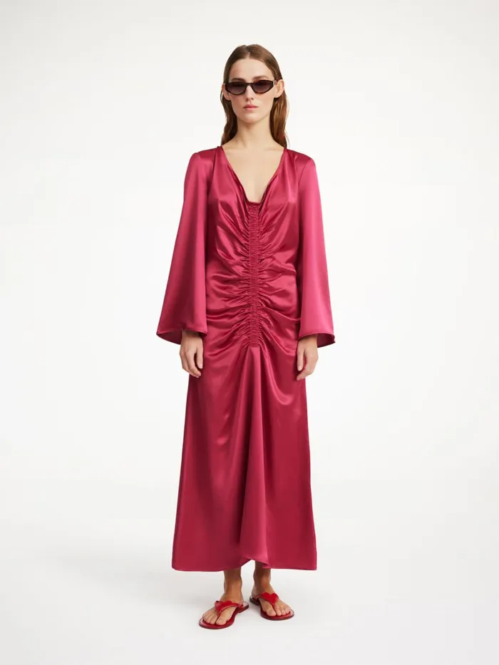 Dresses Women By Malene Birger Lavende Maxi Dress Wild Berries
