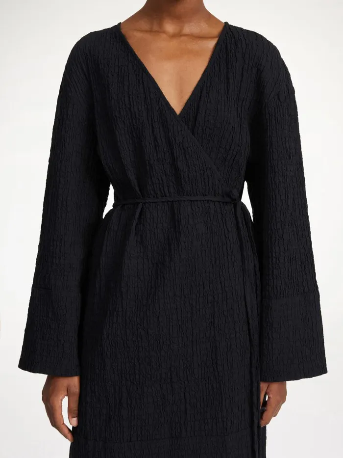 Dresses Women By Malene Birger Maunas Midi Dress Black Dresses Women By Malene Birger Maunas Midi Dress Black