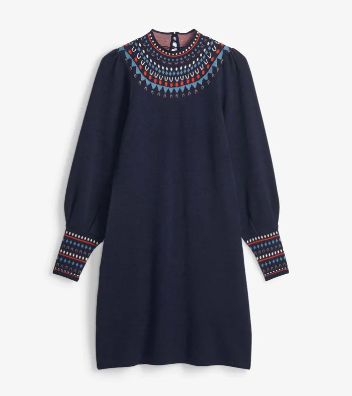 Dresses Women Hatley Blair Sweater Dress 8211 Navy